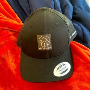 Brand new black Columbia SnapBack ball cap